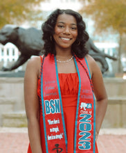 Load image into Gallery viewer, BSN Custom StolesBSN Custom Graduation Stole β Personalized Satin Nursing School Sash