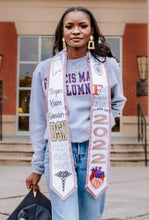 Load image into Gallery viewer, Custom Stethoscope Graduation Stole – Personalized Satin Sash for Medical & Nursing Grads