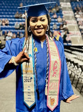 Load image into Gallery viewer, AKA Custom Graduation Stole β Alpha Kappa Alpha Sorority Personalized Satin Sash