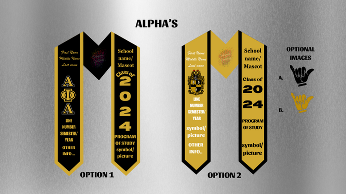 ALPHA'S Custom Stole