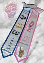 Load image into Gallery viewer, AKA Custom Graduation Stole – Alpha Kappa Alpha Sorority Personalized Satin Sash
